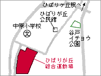 地図：ひばりが丘総合運動場