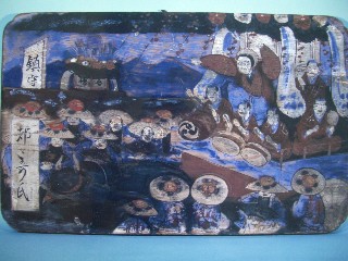 写真:奉納絵馬群