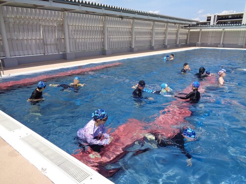 夏季水泳事業の様子の画像