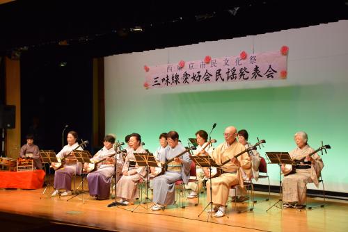 民謡の様子
