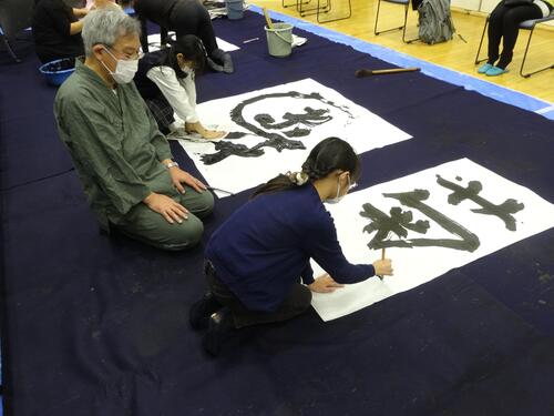 「日本の文化体験フェス」in市民文化祭の様子