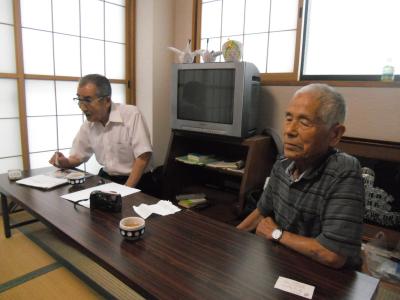 写真：被爆体験者による講話