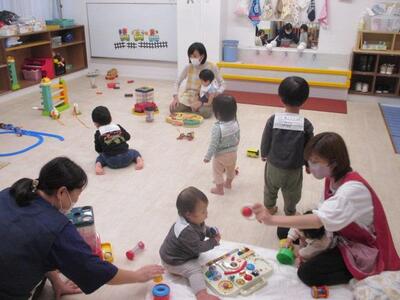 田無公民館保育室のようす