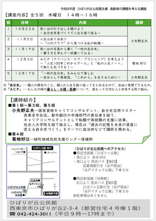 講座チラシ画像（裏）