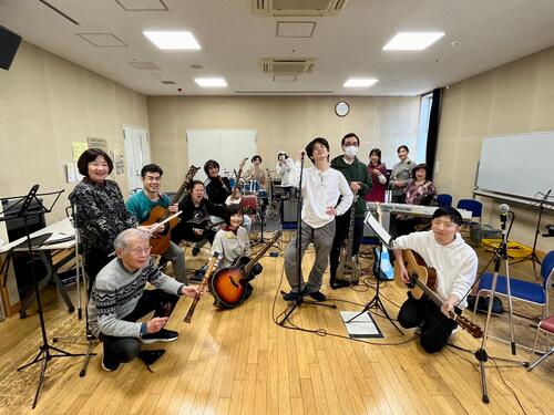 前年度の参加メンバーでの本番予行時の写真