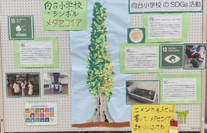 向台小のパネル