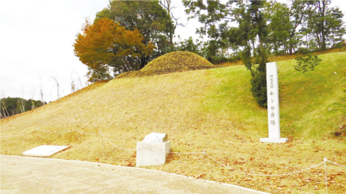 写真：奈良県明日香村のキトラ古墳