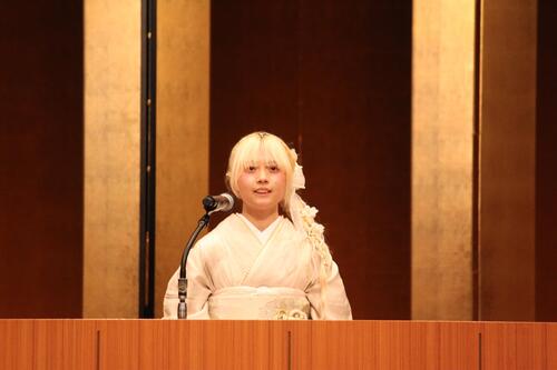 代表者挨拶の画僧2