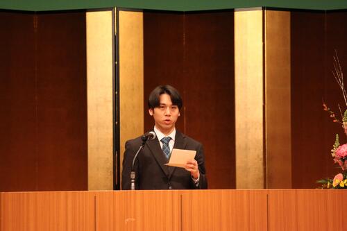 代表者挨拶の画僧3