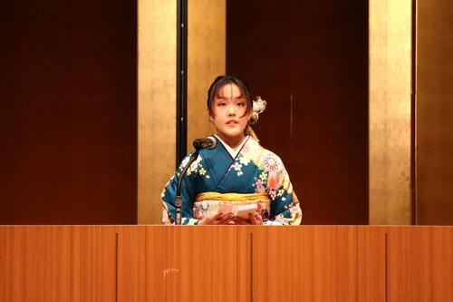 代表者挨拶の画僧5