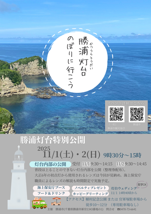 勝浦灯台特別公開ポスター画像