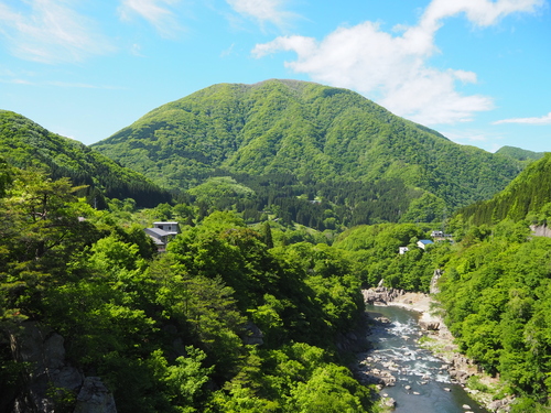 小野岳（湯野上からの眺めの写真）