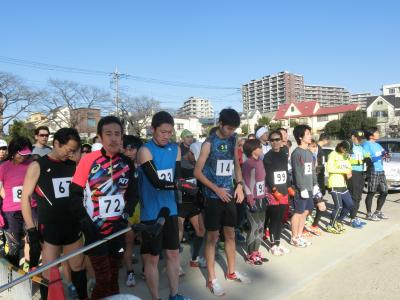 10キロメートル1組目スタート直前の様子