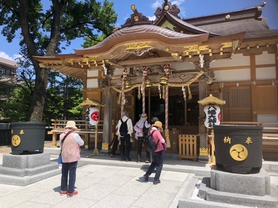 八幡大神社での写真