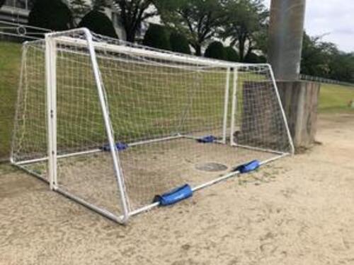 サッカーゴールの写真