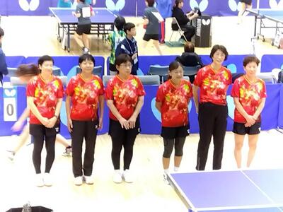 試合会場での写真