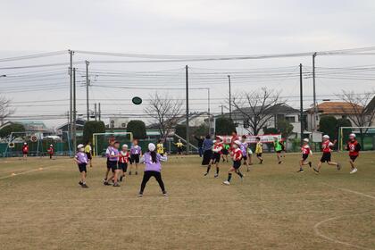 子どもたちの試合の様子