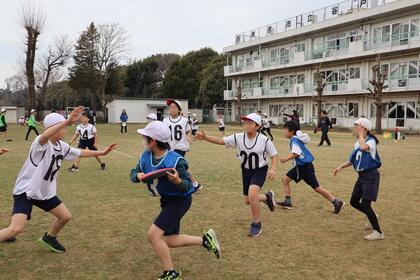 子どもたちの試合の様子