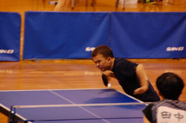 わたSHIGA輝く障スポ2025の試合中の春原選手の写真