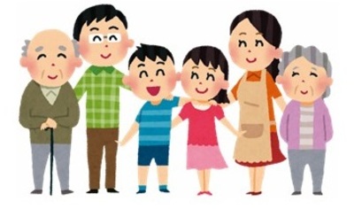 老若男女が手を取り合っている様子