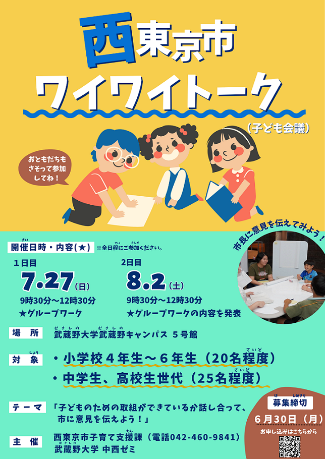 ワイワイトークのポスター
