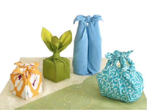 ふろしきの包み方の画像