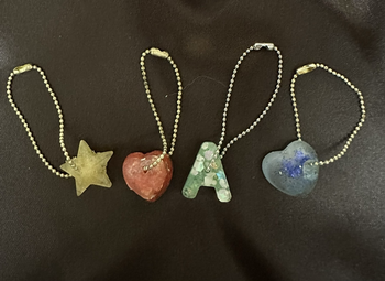 作成するキーホルダーの見本