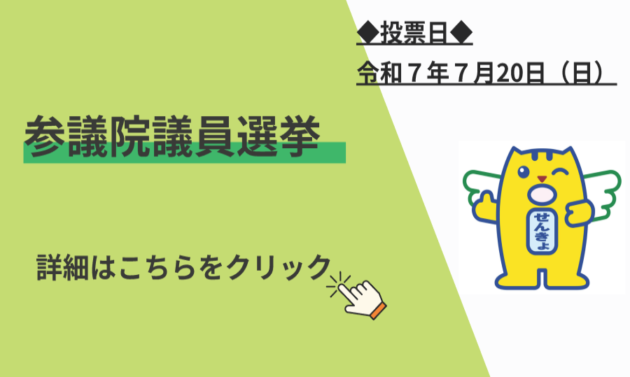 参議院議員選挙ページへのリンク画像