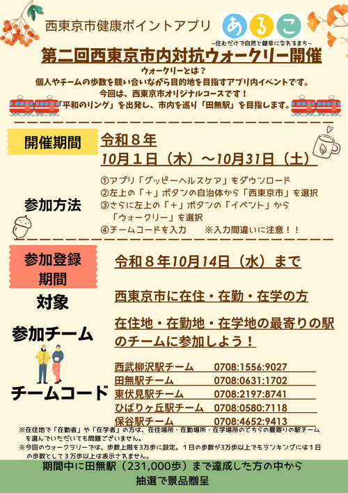 R8第2回ウォークラリー