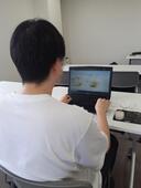 パソコン作業の様子