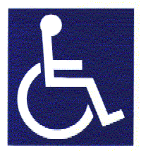 画像：障害者が容易に利用できる施設を示す国際シンボルマーク