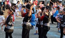 ぞう組さんが上手に踊っている