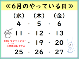 やっている日