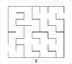 画像；2番の迷路