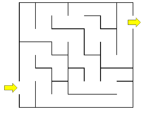 迷路 絵が出る迷路