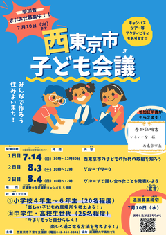 西東京市子ども会議ちらし