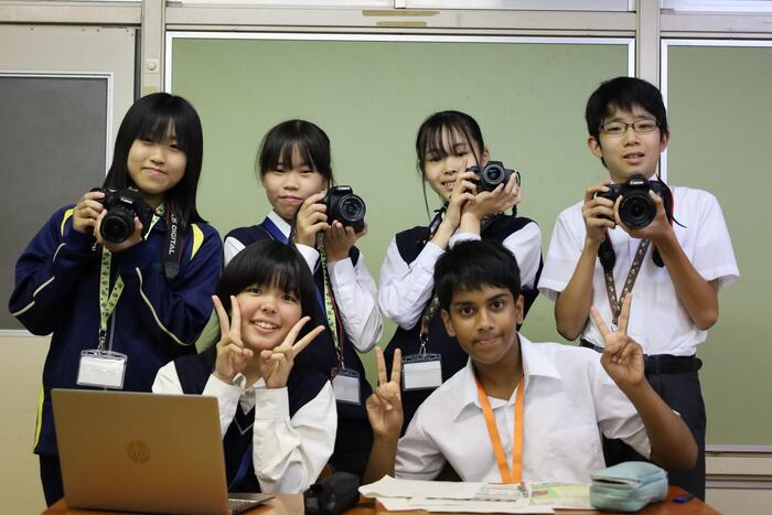 子ども記者の集合写真画像