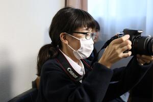 撮影をしている様子