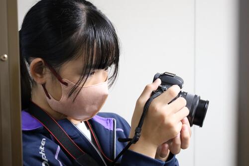 撮影をしている様子