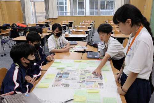 全体での打ち合わせの様子