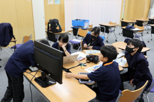 子ども記者全体の打合せの様子