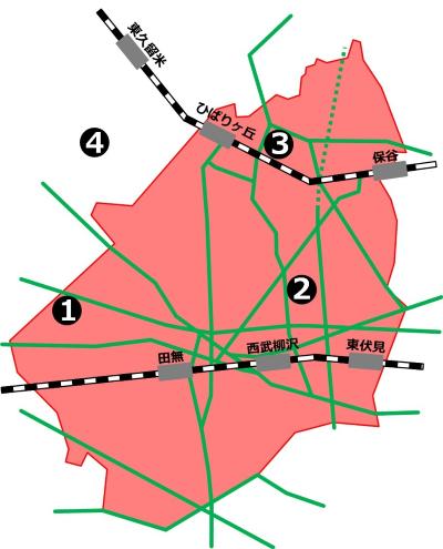 給水拠点配置図