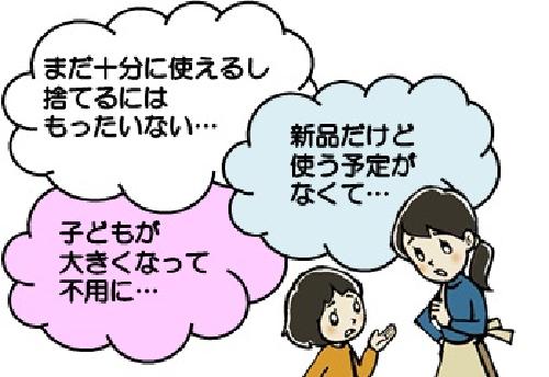 リユースの説明イラスト画像