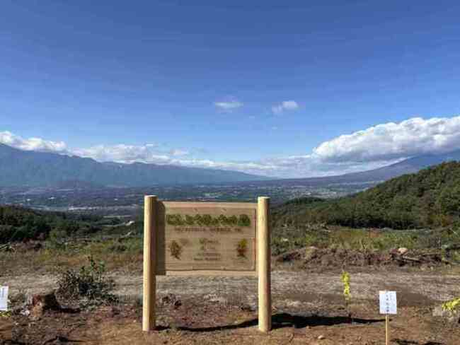 看板設置の写真