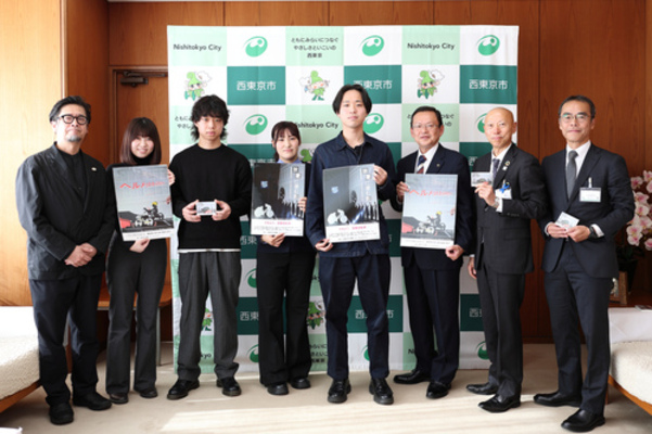 市長報告の際の集合写真