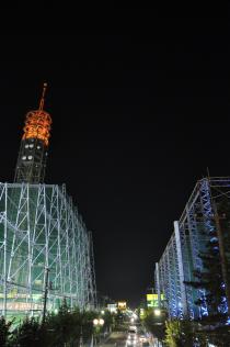 田無タワー　ライトアップ