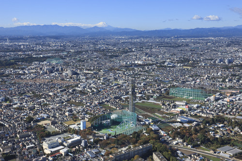 市内上空