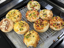 できあがったベーグル