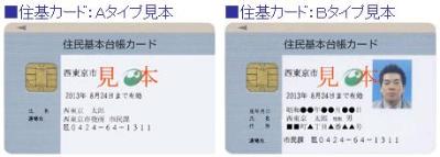 写真：住民基本台帳カード