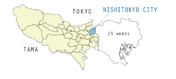 西東京市へのアクセス図